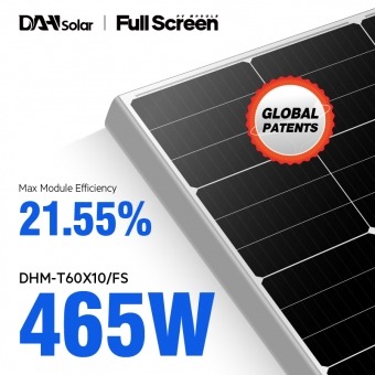 DHT-M60X10/FS 450~470W 1/3 potong panel surya efisiensi tinggi arus rendah
 