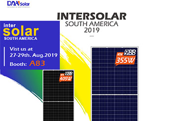 dah solar menghadiri intersolar amerika selatan dengan panel surya setengah sel 9bb