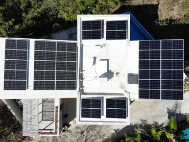 Meksiko 15.4 KW Rooftop Home System Surya Project - DAH MONO PANEL SOLAR 445W
