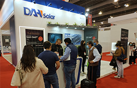 Modul PV Layar Penuh produk global DAH Solar yang dipatenkan mendarat di 2021 Solar Power Mexico
