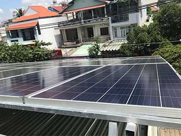 Vietnam 10kw rumah menggunakan sistem tata surya di atap